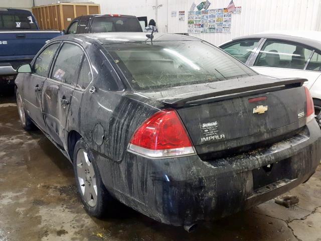 2G1WD58C979251327 - 2007 CHEVROLET IMPALA SUP შავი ფოტო 3