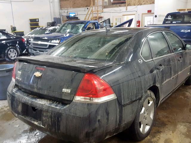 2G1WD58C979251327 - 2007 CHEVROLET IMPALA SUP შავი ფოტო 4