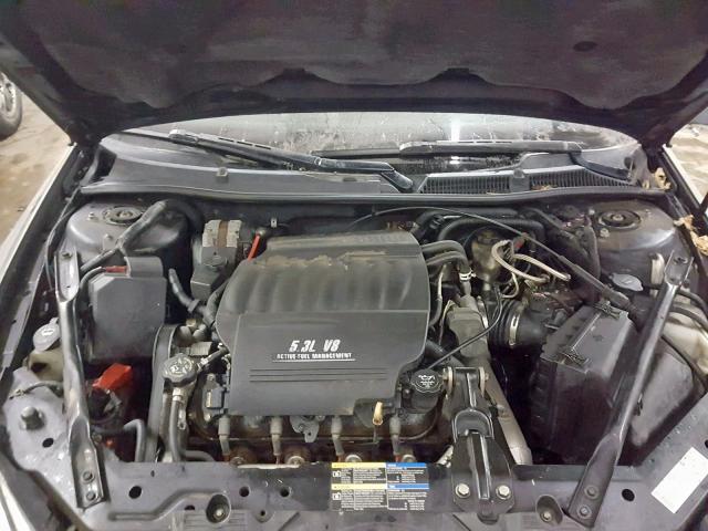 2G1WD58C979251327 - 2007 CHEVROLET IMPALA SUP შავი ფოტო 7