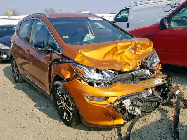 1G1FX6S09H4151325 - 2017 CHEVROLET BOLT EV PR ORANGE photo 1