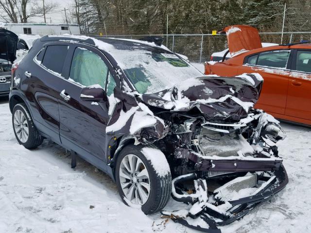 KL4CJASB7HB235973 - 2017 BUICK ENCORE PRE MAROON photo 1