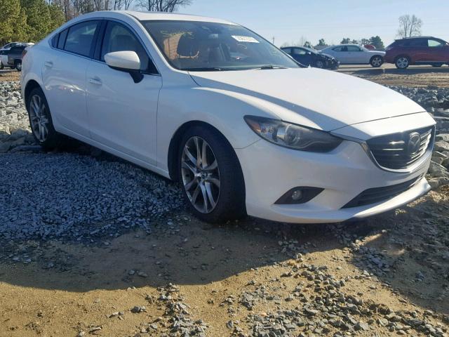 JM1GJ1W69E1137369 - 2014 MAZDA 6 GRAND TO WHITE photo 1