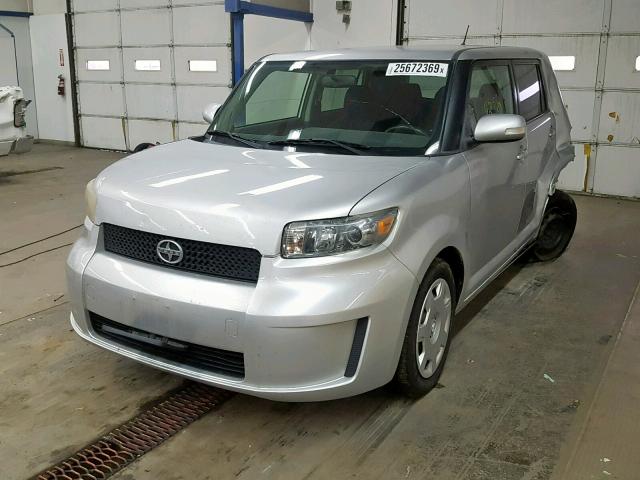 JTLKE50E781030206 - 2008 TOYOTA SCION SILVER photo 2