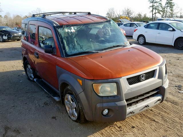 5J6YH28534L009734 - 2004 HONDA ELEMENT EX ORANGE photo 1