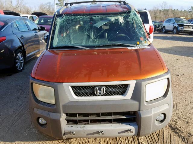 5J6YH28534L009734 - 2004 HONDA ELEMENT EX ORANGE photo 7