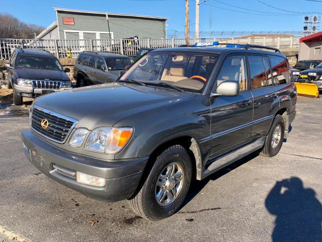 JTJHT00WX23516749 - 2002 LEXUS LX 470 GRAY photo 2