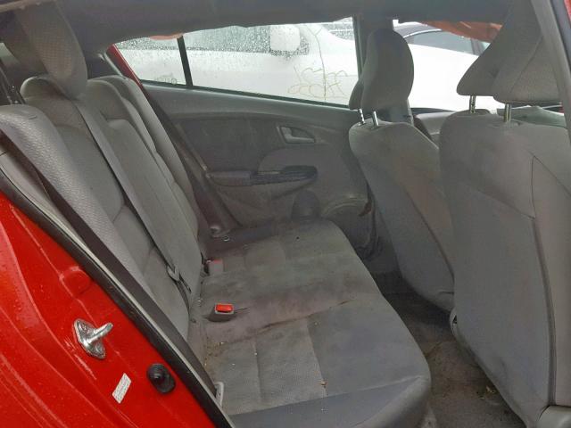 JHMZE2H31CS000700 - 2012 HONDA INSIGHT RED photo 6