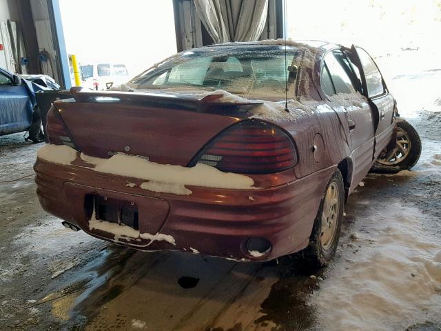 1G2NF52E12C311940 - 2002 PONTIAC GRAND AM S RED photo 4