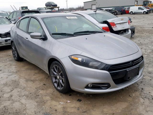 1C3CDFFA7GD822256 - 2016 DODGE DART SXT S SILVER photo 1