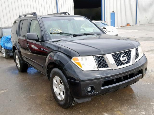 5N1AR18U66C632995 - 2006 NISSAN PATHFINDER BLACK photo 1