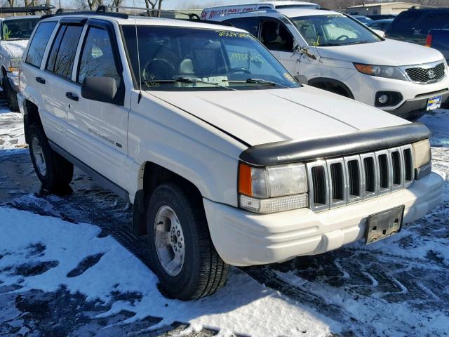 1J4GZ48Y0WC360537 - 1998 JEEP GRAND CHER WHITE photo 1