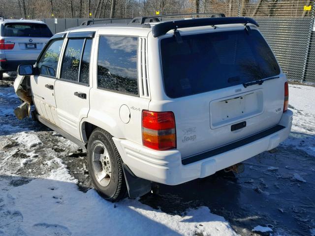 1J4GZ48Y0WC360537 - 1998 JEEP GRAND CHER WHITE photo 3