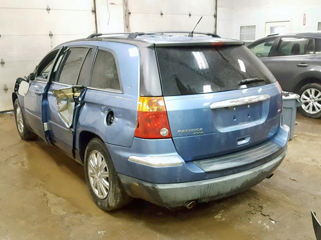 2A8GM68X07R192844 - 2007 CHRYSLER PACIFICA T BLUE photo 3