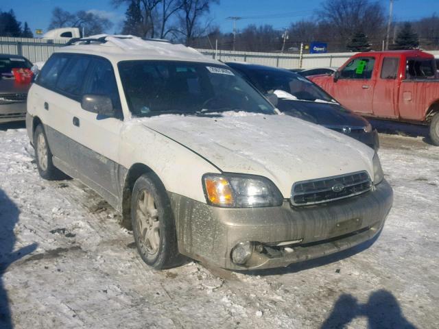 4S3BH6655Y6622738 - 2000 SUBARU LEGACY OUT WHITE photo 1