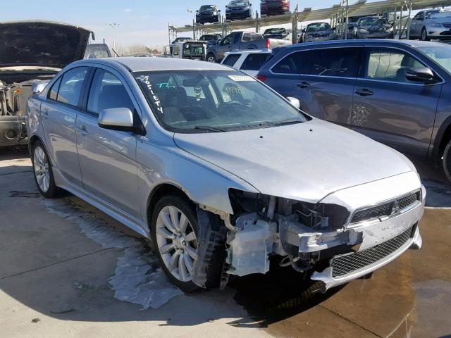 JA32U8FW0AU007532 - 2010 MITSUBISHI LANCER GTS SILVER photo 1