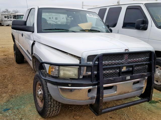 3B7KF23WX2M219356 - 2002 DODGE RAM 2500 WHITE photo 1