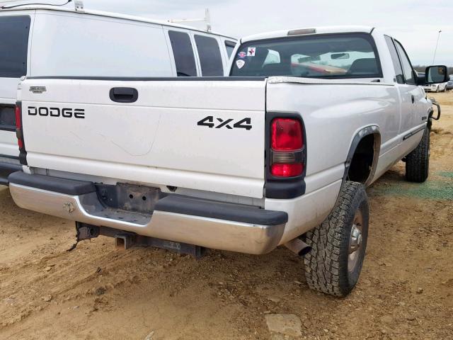 3B7KF23WX2M219356 - 2002 DODGE RAM 2500 WHITE photo 4