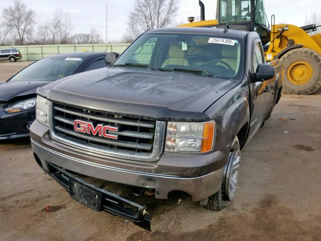 1GTEC14017Z550505 - 2007 GMC NEW SIERRA CHARCOAL photo 2