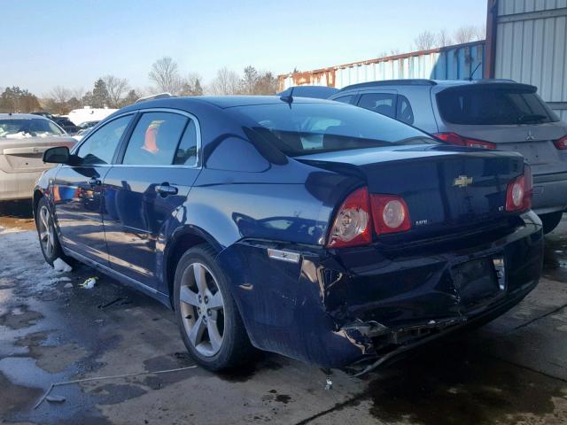 1G1ZJ57B98F173932 - 2008 CHEVROLET MALIBU 2LT BLUE photo 3