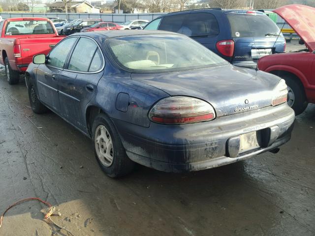 1G2WJ52JXYF291923 - 2000 PONTIAC GRAND PRIX BLUE photo 3