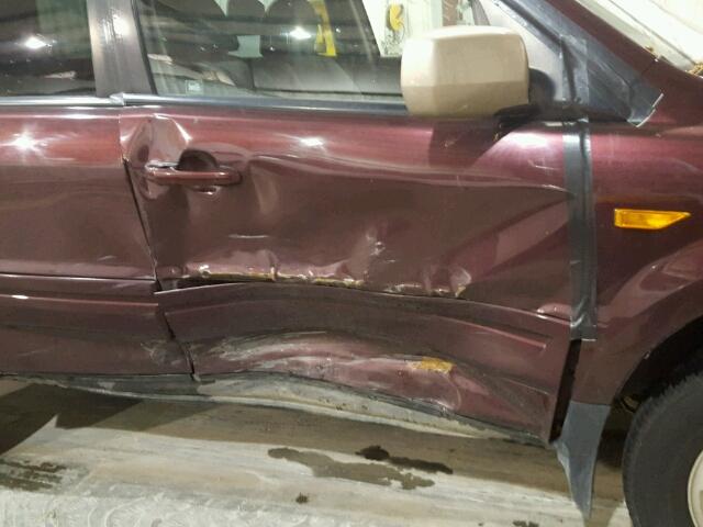 5FNYF18218B048844 - 2008 HONDA PILOT VP RED photo 9