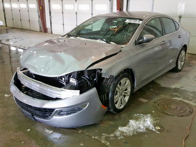 1C3CCCAB5FN587978 - 2015 CHRYSLER 200 LIMITE SILVER photo 2