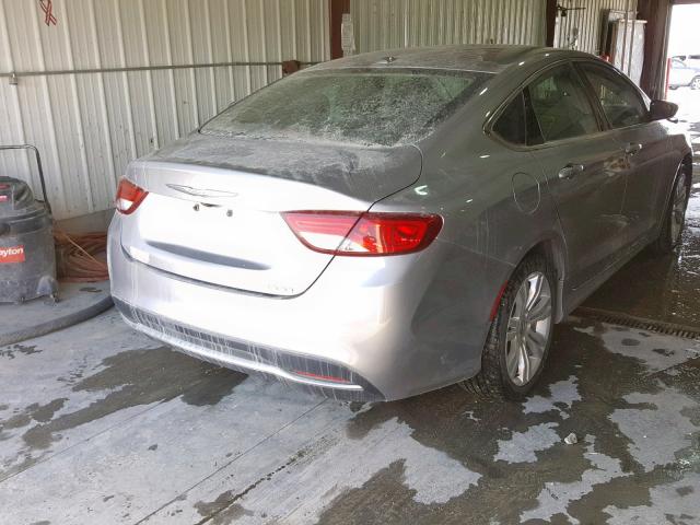 1C3CCCAB5FN587978 - 2015 CHRYSLER 200 LIMITE SILVER photo 4