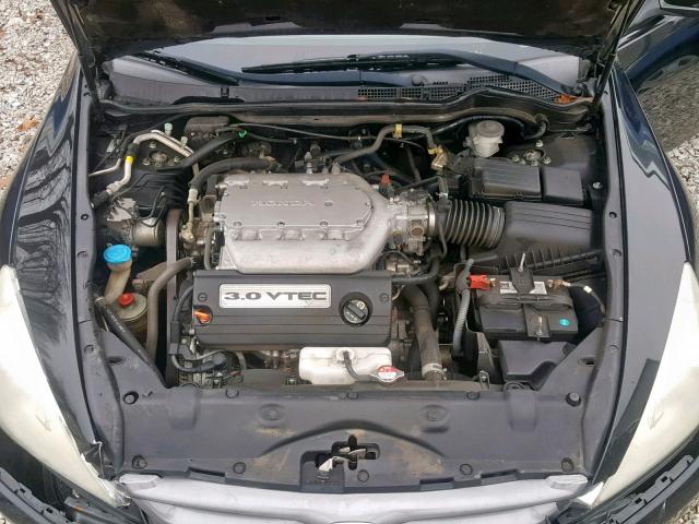 1HGCM82627A008088 - 2007 HONDA ACCORD EX შავი ფოტო 7