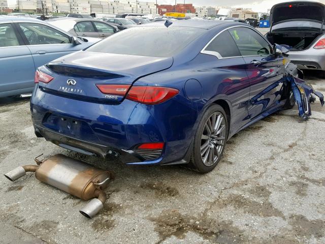 JN1FV7EK0HM610695 - 2017 INFINITI Q60 RED SP BLUE photo 4