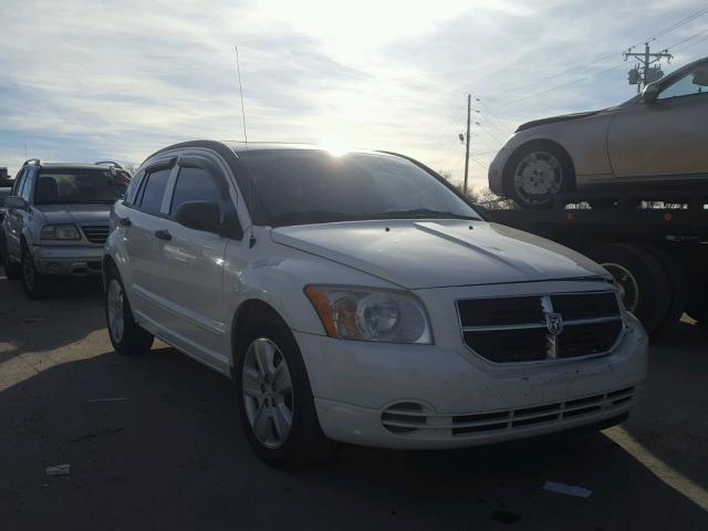 1B3HB48B07D379693 - 2007 DODGE CALIBER SX WHITE photo 1