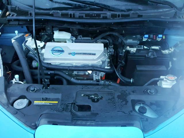 JN1AZ0CP6CT017362 - 2012 NISSAN LEAF SV BLUE photo 7