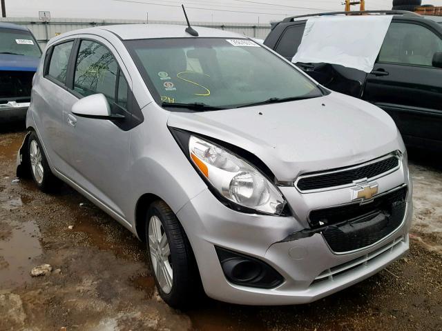 KL8CD6S90DC555706 - 2013 CHEVROLET SPARK 1LT SILVER photo 1