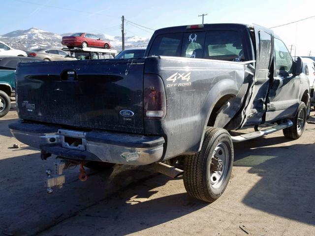 1FTSW31F62EB09967 - 2002 FORD F350 SRW S BLACK photo 4