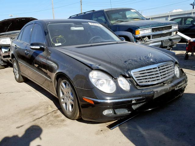 WDBUF65J75A702255 - 2005 MERCEDES-BENZ E 320 BLACK photo 1