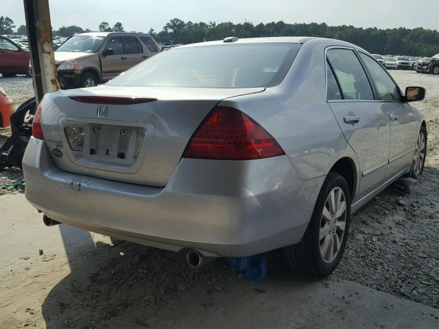 1HGCM66576A072261 - 2006 HONDA ACCORD EX SILVER photo 4