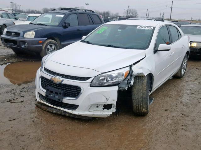 1G11C5SL0FF327173 - 2015 CHEVROLET MALIBU 1LT თეთრი ფოტო 2