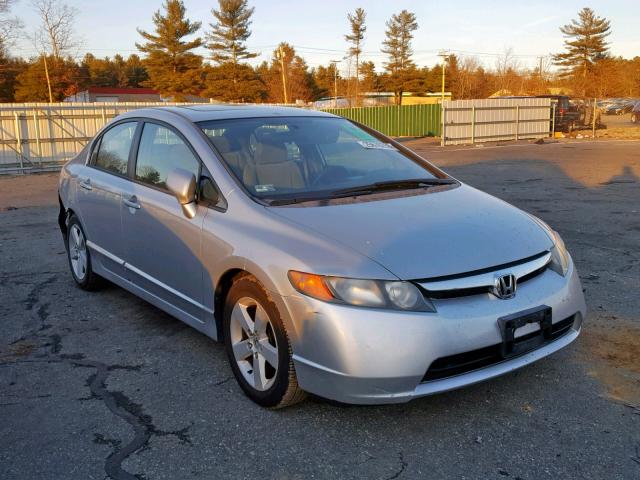 1HGFA16836L103531 - 2006 HONDA CIVIC EX SILVER photo 1