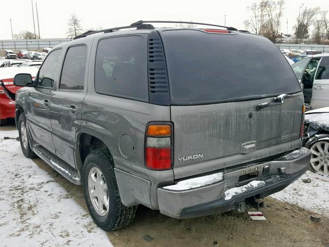 1GKEK63U75J148377 - 2005 GMC YUKON DENA GRAY photo 3