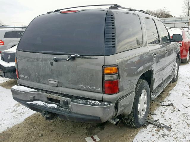 1GKEK63U75J148377 - 2005 GMC YUKON DENA GRAY photo 4