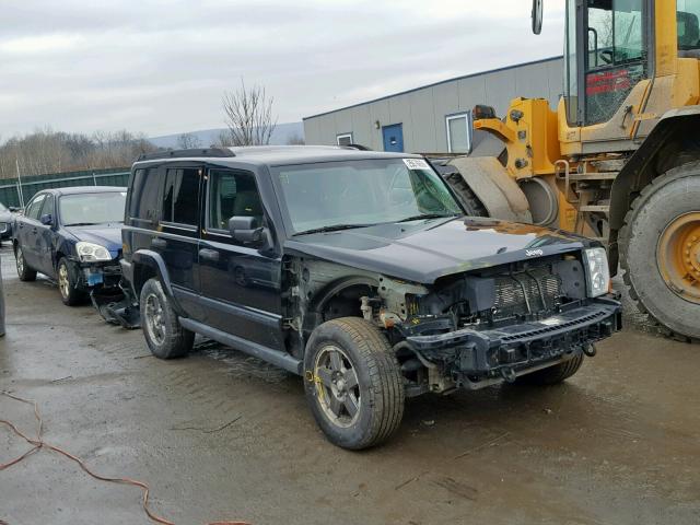 1J8HG48N86C229192 - 2006 JEEP COMMANDER BLACK photo 1
