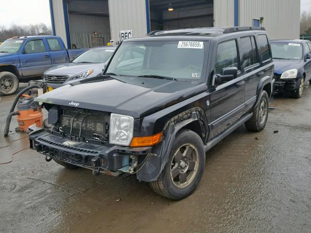 1J8HG48N86C229192 - 2006 JEEP COMMANDER BLACK photo 2