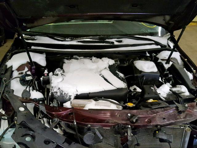 4T1BK1EB2FU173051 - 2015 TOYOTA AVALON XLE BURGUNDY photo 7