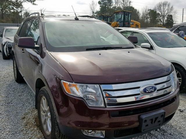 2FMDK38C59BA69706 - 2009 FORD EDGE SEL MAROON photo 1