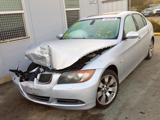 WBAVD33566KV62496 - 2006 BMW 330 XI SILVER photo 2