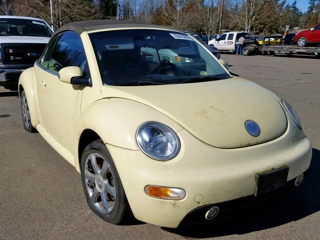 3VWCD31Y24M334859 - 2004 VOLKSWAGEN NEW BEETLE Gelb Foto 1