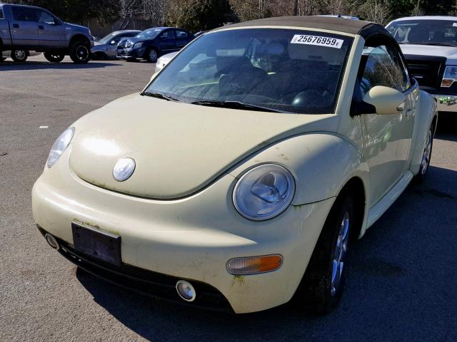 3VWCD31Y24M334859 - 2004 VOLKSWAGEN NEW BEETLE Gelb Foto 2