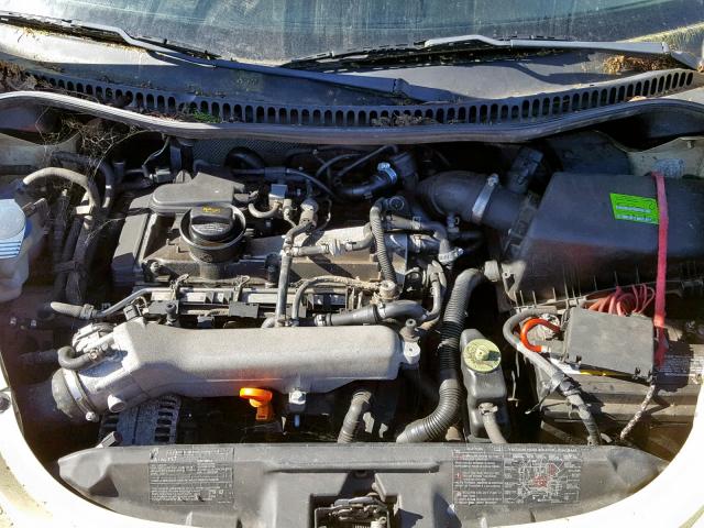 3VWCD31Y24M334859 - 2004 VOLKSWAGEN NEW BEETLE Gelb Foto 7