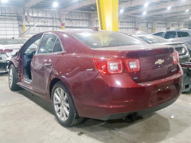 1G11H5SL8EF255588 - 2014 CHEVROLET MALIBU LTZ 勃艮第红 照片 3