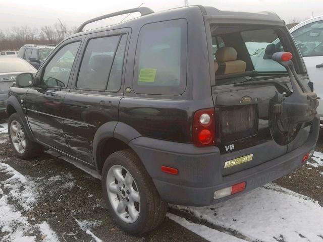 SALNY22283A231583 - 2003 LAND ROVER FREELANDER BLACK photo 3