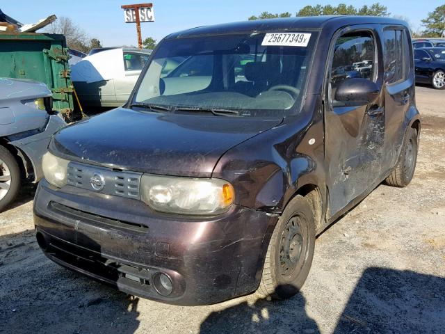 JN8AZ28R29T124554 - 2009 NISSAN CUBE BASE PURPLE photo 2